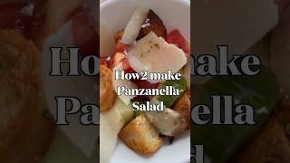 How to make Panzanella Salad shorts [upl. by Ahsinirt44]