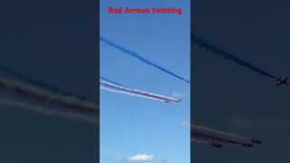 2019 Gatineau Red arrows twisting  aerogatineau redarrows jets airshow [upl. by Aiepoissac607]