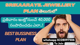 Srikaarayil jewellery business plan in telugu Best online business teluguWhatsapp 8328097506 [upl. by Oiuqise]