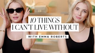 10 Things I Can’t Live Without with Emma Roberts  FASHIONPHILE [upl. by Noxin]