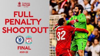 FULL Penalty Shootout amp Trophy Lift  Chelsea v Liverpool  Emirates FA Cup Final 2122 [upl. by Drus]