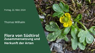 Flora von Südtirol  Zusammensetzung und Herkunft der Arten [upl. by Nnylaf]