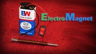 How to Make An Electromagnet  Science Project [upl. by Fredel]