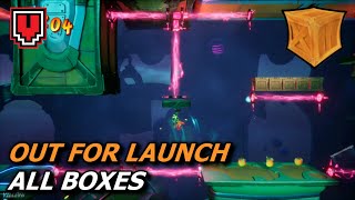 Crash Bandicoot 4  OUT FOR LAUNCH  All Boxes amp Bonus Stage  Walkthrough [upl. by Adiene]