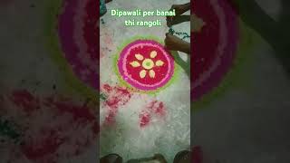 Meri Naiya chalti hai patwar nahin Hoti bhajan Rangoli kaise banaen short [upl. by Dorelle704]