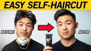 How To Cut Your Own Hair STEP BY STEP  Simple Faded Undercut SelfHaircut Tutorial [upl. by Gem]