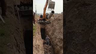 🟡Amazing New Sewer Line RCC pipe installation How to installation New Sewer Line sewer arifengrs [upl. by Bilak]