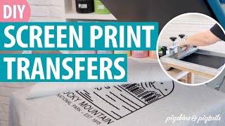 How to Make Plastisol Screen Print Transfers [upl. by Fabrin]