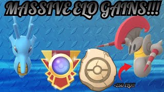 250 ELO ESCAVALIER PIERCES ITS WAY INTO EXPERT RANK IN THE FOSSIL CUP  Pokemon GO Battle League [upl. by Notfilc]