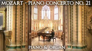 MOZART  PIANO CONCERTO NO 21 quotELVIRA MADIGANquot ANDANTE ORGAN amp PIANO  SCOTT BROTHERS DUO [upl. by Reivad904]