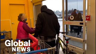 quotFed up with thisquot Woman confronts alleged shoplifter at BC Walmart [upl. by Notreve]