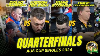 DLimareff vs KAdleigh  JStaines vs DCollingridge  Quarterfinals  AusCup Singles 2024 [upl. by Katharine]