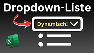 Excel dynamische DropdownListe erstellen  Dropdownmenü aktualisiert sich automatisch Tutorial [upl. by Frohne433]