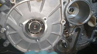 CF moto 400cc alternator problem Side cover removal [upl. by Arymat644]