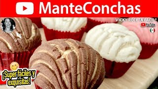 MANTECONCHAS  VickyRecetaFacil [upl. by Nodnerb877]