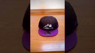 【ニューエラ】 9fifty コロラドロッキーズ ブラックパープル 【newera】9fifty Colorado Rockies blackpurple [upl. by Anerul]