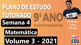 PET 3 semana 4  2021  Primeira Versão  Matemática [upl. by Orag]