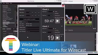 Titler Live Ultimate for Wirecast [upl. by Ahsats]