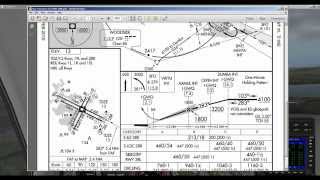 How to Land with X Planes Garmin 530  Tutorial [upl. by Treble]