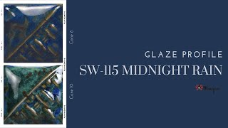 SW115 Midnight Rain Glaze Profile [upl. by Ethbun730]