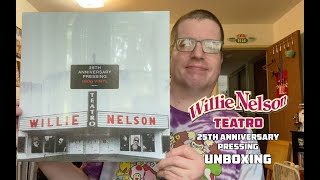 Willie Nelson quotTeatroquot 25th Anniversary Pressing Unboxing [upl. by Storer]