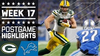 Packers vs Lions  NFL Week 17 Game Highlights [upl. by Ki193]