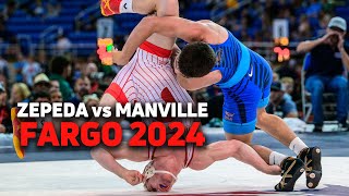 4 Daniel Zepeda Takes Out 3 Pierson Manville In The Fargo Semifinals [upl. by Rednael]