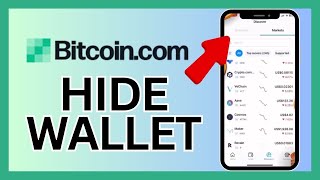 How to Hide Wallet on Bitcoincom 2024 [upl. by Faus854]