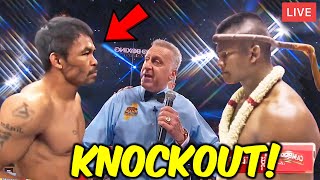 КO Manny Pacquiao vs BUAKAW FULL KNOCKOUT HIGHLIGHTS STREET ВRАWL 2024 [upl. by Ardnama325]