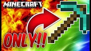 Skywars only pickaxe challenge Minecraft Bedrock [upl. by Erialc]