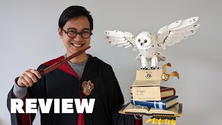 Review LEGO 76391 Harry Potter Hogwarts Icons  magical display presence [upl. by Luelle]