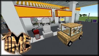 Auto an einer Tankstelle betanken in Minecraft  Minecraft Time 117 [upl. by Htebazila]