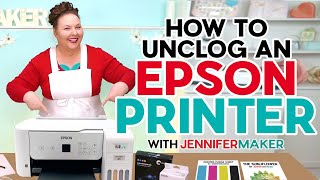 How To Easily Unclog Your Epson Printer  No More Printing Issues [upl. by Nwahc644]