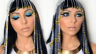 Cleopatra of Egypt  Halloween Makeup [upl. by Lennej775]