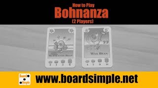 How to Play  Bohnanza for 2 Players [upl. by Thanh]