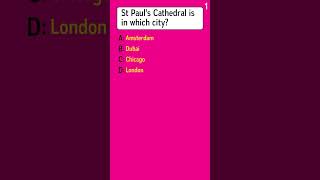 In which city is St Pauls Cathedral located [upl. by Elsa]