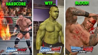 Best Thing About Every Single WWE Smackdown vs RAW Game [upl. by Emmeram]