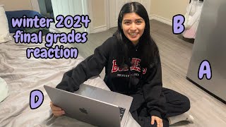 winter 2024 final grades reaction  seneca college business management student [upl. by Encrata]