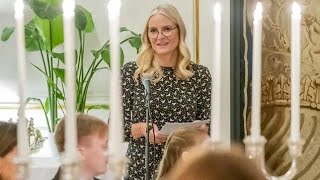 Princess Mette Marit hosts mental health event as she helps her son deal with his own  norway [upl. by Barsky]