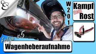 Schweller und Wagenheberaufnahme schweißen  W201 wird Oldtimer  Folge 5 [upl. by Marga]