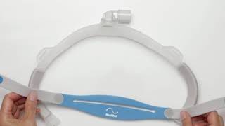 ResMed AirFit™ N30i  How to assemble a nasal cradle CPAP mask [upl. by Marmaduke]