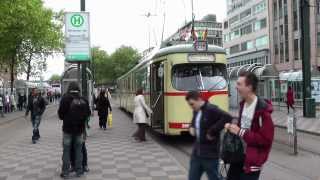 Straßenbahn Düsseldorf  GT8Wagen auf der Linie 719 2012 HD [upl. by Nahtanoy]