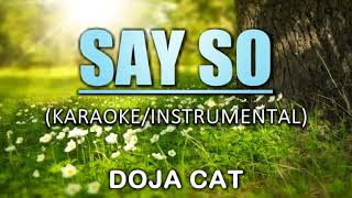 Say So  Doja Cat KaraokeInstrumental [upl. by Nitnert282]