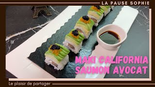 Maki california saumon avocat [upl. by Aivekahs]