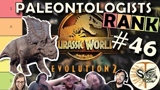 SIGMA TAXONOMY  Paleontologists rank CHASMOSAURUS in Jurassic World Evolution 2 [upl. by Eelyahs]