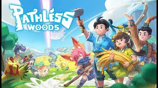 Early Access Pathless Woods  Cute Coop Open World Survival  Gameplay PC [upl. by Cuttie]