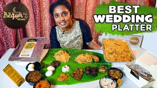 Wedding biryani Platter from Begums I Tastee with Kiruthiga [upl. by Reider]