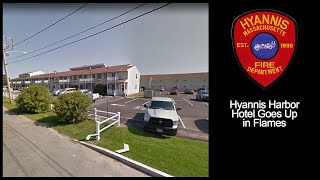 Hyannis 5 Alarm Hotel Fire Audio 4252021 Massachusetts [upl. by Aremus]