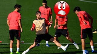 Quand Sergio Ramos pète un plomb à lentraînement Video [upl. by Erick]