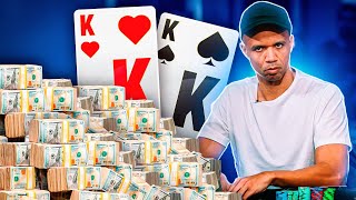 Phil Ivey BATTLES in a 3406582 FINAL TABLE [upl. by Alcot786]